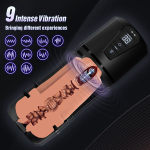 Vente flash - Jouet sexuel pour la stimulation du pénis - 10 modes de succion - 5 niveaux de vibration - Cadeau adapté pour la masturbation masculine - Jouet pour adultes - Product Image 5