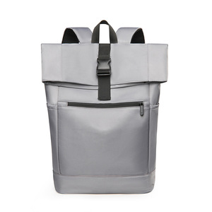 Custom Hot Seller Outdoor Roll Top Waterproof Business Bag <b>17</b> Inches Man Travel Lightweight <b>Laptop</b> <b>Backpack</b> Bagb - Product Image 3
