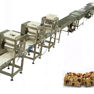 Automatic Chocolate Bar Production Line Chocolate Protein Cereal Bar Production Line /Automatic Snickers Chocolate machine