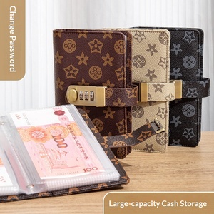 Dompet Buku Catatan A6 dengan Kunci Sandi, Kapasitas Besar, Hadiah Baru 2026, Tempat Penyimpanan Laptop - Product Image 4