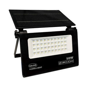 Solar Flood Light Monocrystalline <b>Panel</b> 12V LED Outdoor <b>Wall</b> Mounted With Remote Control - Product Image 2