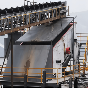 Màn hình rung tròn YK Series 100 Công suất 200tph với 1 2 3 <span class=keywords><strong>4</strong></span> lớp để sàng lọc đá trong mỏ khai thác mỏ ở Zambia Kenya - Product Image 6