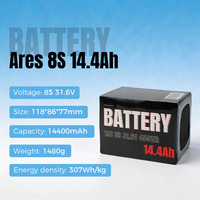 Batteries de stockage T-DRONES 8S 14.4Ah de qualité, 14400mAh, 1000 cycles de charge, petites et légères, pour drones UAV, ailes fixes, VTOL, batterie Lipo
