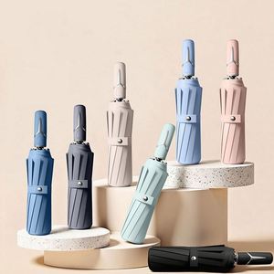 Uv Portable Travel <b>Sun</b> & Rain Folding Double Rib Structure Large Auto Open Close <b>Car</b> Umbrella Promotion Gift - Product Image 1