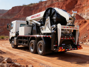 Nuovo <span class=keywords><strong>Camion</strong></span> Diesel Elettrico 6x4 per Posa Cavi con Bobina Idraulica per Operazioni Minerarie in Grande Cava Aperta, Alta Capacità di Carico - Product Image 4