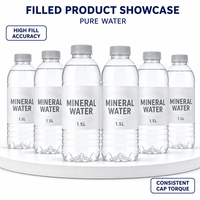 Projet clé en main : Machine automatique de rinçage, remplissage et bouchage de bouteilles en PET et en verre pour eau potable pure et minérale
