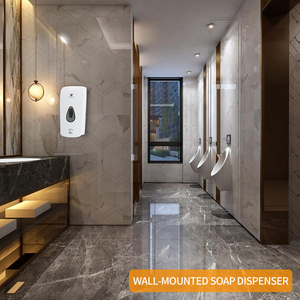 CHUANGDIAN Distributeur automatique de <span class=keywords><strong>savon</strong></span> liquide en gel/spray/gouttes avec pompe, distributeur <span class=keywords><strong>d</strong></span>'alcool mural automatique avec capteur, 1000 ml - Product Image 6