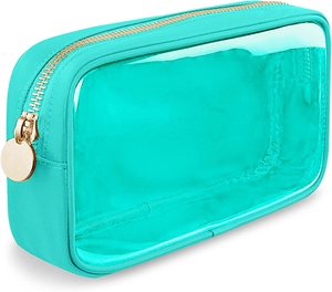 Nouveau <span class=keywords><strong>Nylon</strong></span> coloré femmes cosmétiques stockage PVC Transparent étanche voyage toilette clair <span class=keywords><strong>sac</strong></span> - Product Image 2