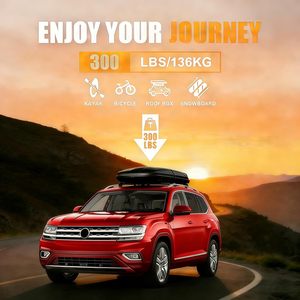 Barres transversales <span class=keywords><strong>de</strong></span> toit pour VW Atlas CA 2017-2026 à rails surélevés (non Cross Sport), en aluminium robuste, porte-bagages et porte-skis <span class=keywords><strong>de</strong></span> toit - Product Image 3