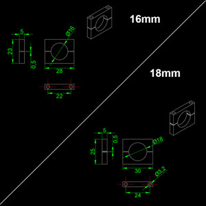 RJXHOBBY RJX 8~40mm <b>RC</b> <b>Drone</b> Tube Clamp Carbon Fiber Round Tube Fixing Connector Carbon Tube Hoop for <b>RC</b> Model - Product Image 6