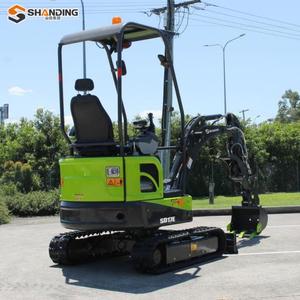 จัดส่งฟรี รถขุดขนาดเล็ก SHANDING 1.7 ตัน เครื่องขุดดินสำหรับงานเกษตร  มอเตอร์แบบซ่อน ระบบไฮดรอลิก ดีเซล รถขุดขนาดเล็ก - Product Image 2