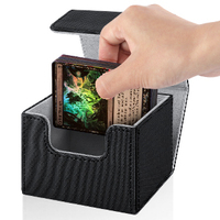 En stock LM Velvet Yugioh TCG Boîte de deck de 100 cartes avec fermeture magnétique et 17 couleurs pour les jeux de cartes