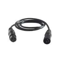 Connecteur RZ XLR 3 broches Dmx512 câble de Signal d'éclairage de scène d'extension pour lumière principale mobile LED Par