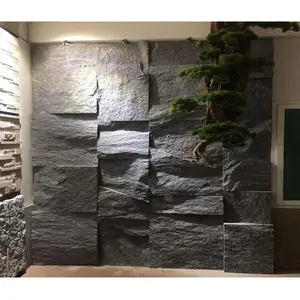 डार्क ऐश ग्रे ग्रेनाइट के लिए बाहरी दीवार cladding संस्कृति पत्थर
