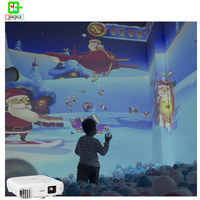 Jeu de balle interactif 3D populaire pour enfants aire de jeux intérieure AR mur Projection réalité augmentée projecteur mural 60 + jeux