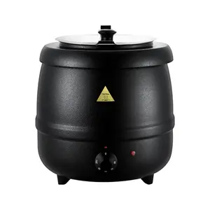 10l Cateringrestaurant 304 Roestvrijstalen Verwarming Currypot Stoofpot Ketel Soepwarmer Voor Buffet