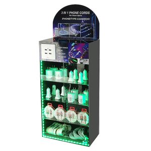 Tùy chỉnh có thể sạc lại bán lẻ Acrylic di động Phụ Kiện truy cập hàng đầu hiển thị trường hợp Giá điện thoại di động sạc hiển thị đứng - Product Image 2