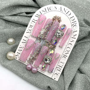 Une vente en gros, ongles artificiels, presse sur les ongles, ensembles de cils, créateur fait à la main, acrylique, presse sur les ongles, boîte d'emballage - Product Image 2