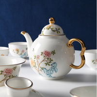 Vente directe usine – Nouveaux services à café et thé de luxe modernes en porcelaine fine écologique pour le café et le thé