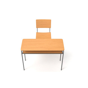 Có thể điều chỉnh trường trung học và Đại Học Lớp học bằng gỗ sinh viên Bàn và ghế Bộ - Product Image 4