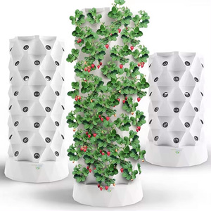 Sistema de Cultivo Vertical Hidropónico y Aeropónico para Interiores con Bomba, PVC de Grado Alimenticio, Fácil de Operar, Torre de Jardín - Product Image 5