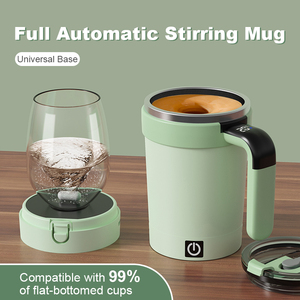 Mug à agitation automatique avec base magnétique détachable, mug à café à agitation automatique, mugs à agitation automatique avec couvercle et <span class=keywords><strong>poignée</strong></span> - Product Image 3