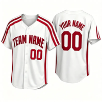 Maßgeschneidertes Baseball-Trikot Charmantes Rosa Grundton mit Orchideen-Streifen OEM POD Individueller Teamname und Nummer Herren-Sportbekleidung