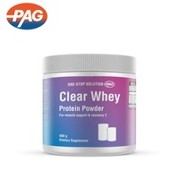 Suppléments pour le sport de qualité supérieure en Allemagne Marque privée Booster d'énergie Poudre de protéine de lactosérum 400G Poudre de protéine de lactosérum transparente