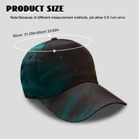 Gorra de Béisbol de Sarga 100% Poliéster con Estampado Completo 3D de Nebulosa Galáctica, de 6 Paneles, Ajustable con Cierre a Presión, Estilo Trucker, Casual para Hombre y Mujer