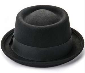 Chapeau Fedora en feutre de laine 100% véritable, style original, pour fête, sport, pêche, fournisseur d'usine de bonne qualité en gros - Product Image 2