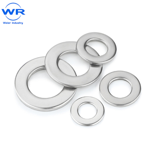 Rondelle plate en acier inoxydable DIN, rondelle simple, taille personnalisée de M2 à M20 pour fixation industrielle - Product Image 1