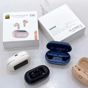 New bt5.4 TWS Tai nghe Tai nghe Tture không dây tiếng ồn hủy bỏ không dây Earbuds với cảm ứng thông minh Màn hình LCD enc ANC Earbuds - Product Image 3