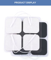 Électrodes réutilisables pour appareil de Massage Tens Pad, 10 pièces, usine de chine, remplacement pour appareil Ems