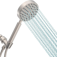 Vente en gros de pommeau de douche haute pression à économie d'eau en acier inoxydable pour robinet de salle de bain Accessoires