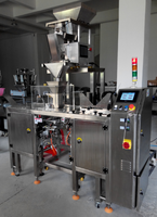Peseuse linéaire à vis à tête unique Machine de remplissage Machine d'emballage de produits collants en poudre d'assaisonnement en poudre de café
