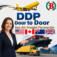 Transitaire maritime express LCL, agent d'expédition porte-à-porte DDP, expédition de fret de la Chine vers les États-Unis, le Canada, l'Europe, l'Australie, le Royaume-Uni