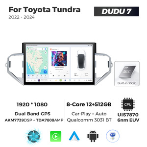 Мультимедийный плеер MEKEDE DUDU7 с CarPlay и Android Auto, 7870 12+512, аудио, радио, <span class=keywords><strong>GPS</strong></span>-навигация для Toyota <span class=keywords><strong>Tundra</strong></span> 2022-2024 с экраном 14.6 дюймов - Product Image 2