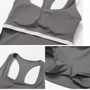 ملابس رياضية نسائية QZ1201 بنمط صلب، ملابس يوغا بالجملة، ملابس الجري واللياقة البدنية، توب كاميسول، شورت جولف، تنانير تنس - Product Image 4