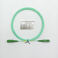 Câble de raccordement en fibre optique 1,6 mm SC FTTH WiFi disponible en longueurs de 1,5 m, 2 m, 3 m, 3,5 m, 4 m, vert aqua, blanc, jarretière optique G657A2