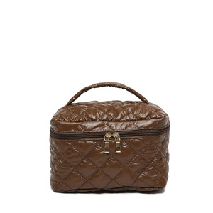 Bolsas de maquillaje de lujo para mujer a la moda, bolsas de maquillaje de uso diario de algodón con cremallera para mujer - Product Image 4