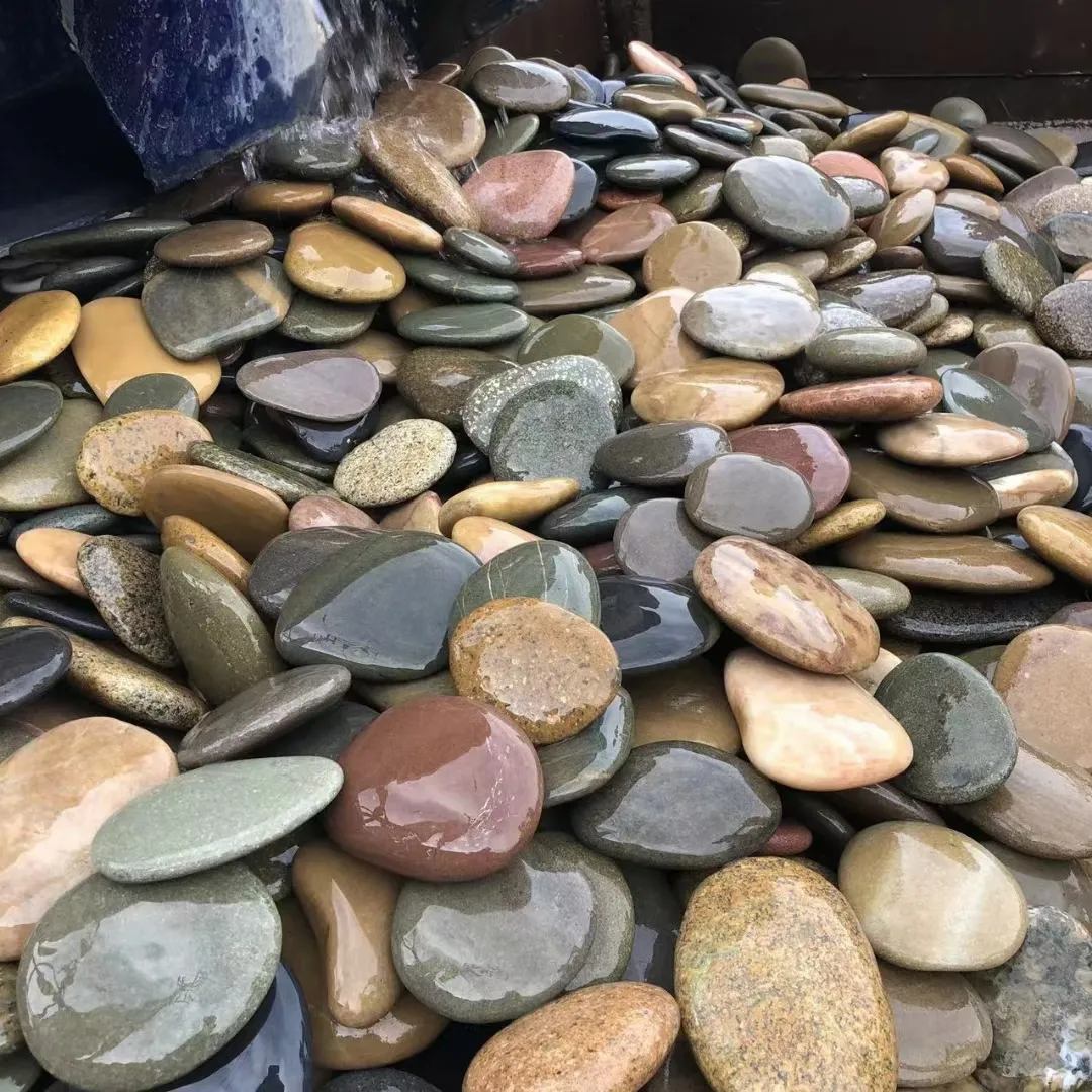 Factory Supplier Colorful engraved pebbles stone natural river rock pebble carved stone for sale