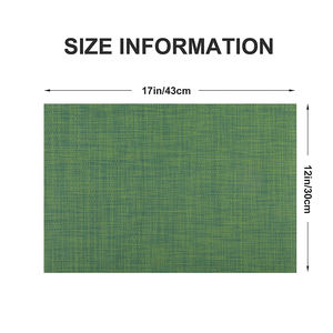 Оптовая продажа Роскошные плед столовые коврики льняные кружева ПВХ стойкие с персонализированным логотипом домашний декор для свадебных вечеринок - Product Image 3