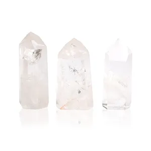 Glitter Stones Crafting Home Decor Products Natural Brazilian Clear Quartz Polished Points