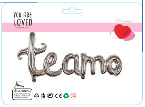 Spanisches <span class=keywords><strong>Teamo</strong></span> Love You Aluminiumfolienballon-Set I LOVE YOU Liebesgeständnis Hochzeits-Kombi Buchstabenballon-Dekoration - Product Image 6