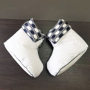 Chaussures chaudes d'hiver pour intérieur en duvet d'<span class=keywords><strong>eider</strong></span> chaussettes en duvet de coton bottes pliables en duvet vente en gros - Product Image 4