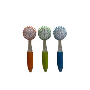 Brosse de nettoyage de salle de bain à long manche en plastique coloré de la marque JL avec poils en nylon et design moderne, modèle JL-1069 - Product Image 3