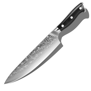 Couteau de chef de 8 pouces avec manche en plastique couteau de cuisine à découper pour la cuisine affûtage <span class=keywords><strong>ciseaux</strong></span> Type de couteau manche en <span class=keywords><strong>bois</strong></span> peint - Product Image 2