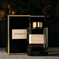 Flacon de parfum vide de haute qualité 30ml 50ml 100ml Boîte de parfum noire Emballage Flacon pulvérisateur de parfum unique