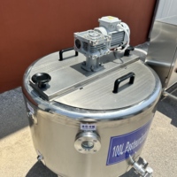 Pasteurisateur de lait au gaz naturel 100L-1000L, machine de refroidissement et d'emballage pour la pasteurisation du lait