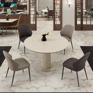 Fabbrica da pranzo 4 sedie tavolo a buon mercato tavolo da pranzo in ardesia e 4 sedie Set - Product Image 3